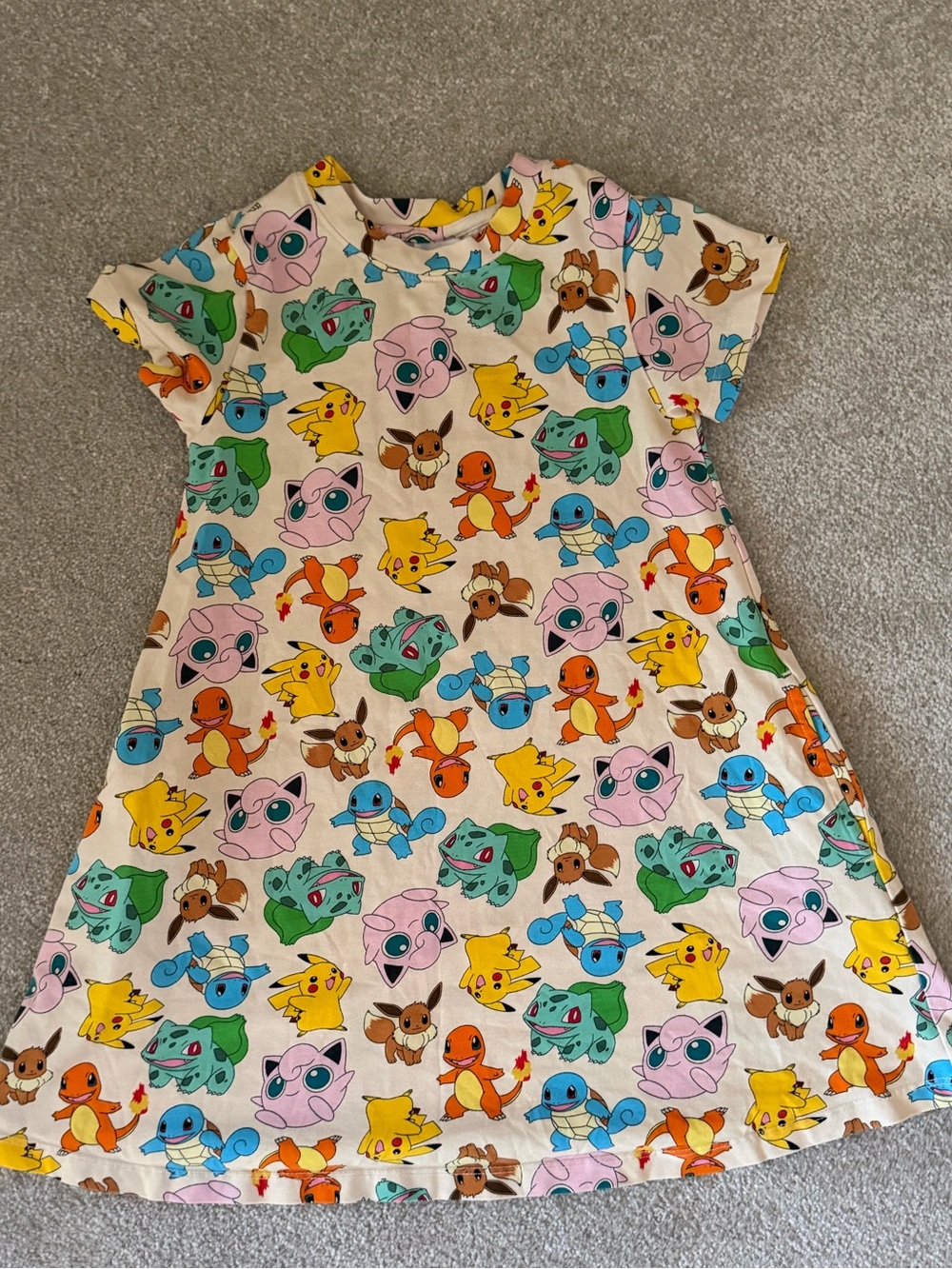 Hanna Andersson Multicolor Pokémon Print Cotton Dress
